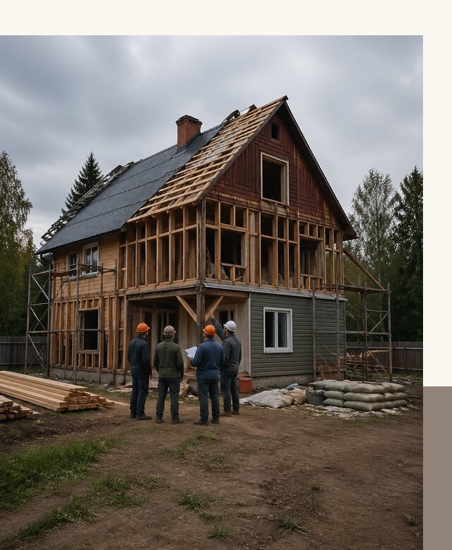 Реконструкция дачного дома в Тейково под ключ с проектом